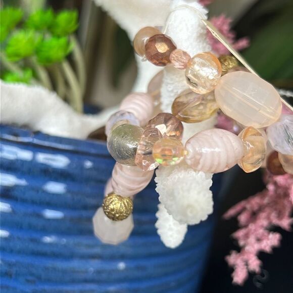 3 Strand Chunky Erica Lyons Fashion Bracelet - Picture 2 of 5